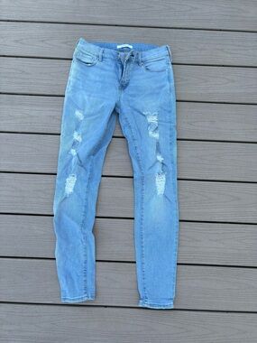 PacSun Light Blue Ripped Skinny Jeans